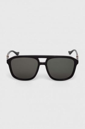 Gucci ochelari de soare barbati, culoarea negru, GG1494S