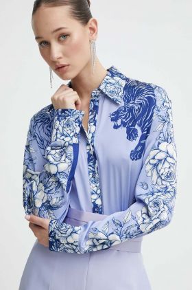 Blugirl Blumarine cămașă femei, cu guler clasic, regular, RA4101.T3836