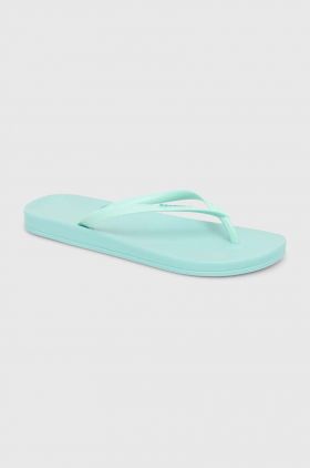 Ipanema slapi ANAT COLORS femei, culoarea turcoaz, cu toc plat, 82591-AQ596
