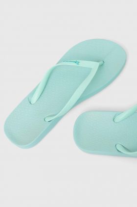 Ipanema slapi ANAT COLORS femei, culoarea turcoaz, cu toc plat, 82591-AQ596