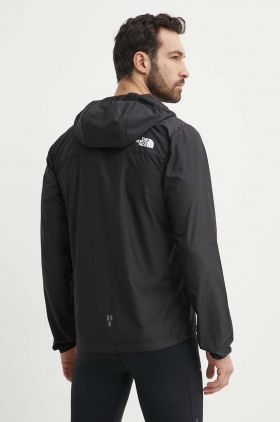 The North Face windbreaker Higher culoarea negru, de tranzitie, NF0A8727JK31