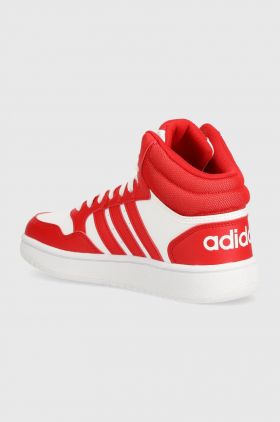 adidas Originals sneakers pentru copii HOOPS 3.0 MID K culoarea rosu