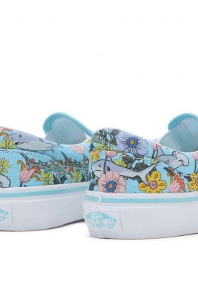 Vans tenisi copii UY Classic Slip-On culoarea turcoaz