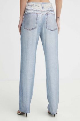 Diesel pantaloni P-SARKY femei, lat, high waist, A12870.0LJAX