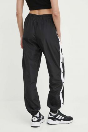 Fila pantaloni de trening Larisa culoarea negru, neted, FAW0768