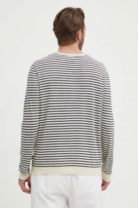 Pepe Jeans pulover din in MYSTIC culoarea bej, light, cu turtleneck, PM702423