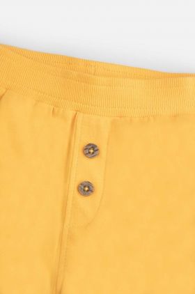 Coccodrillo pantaloni scurti bebe culoarea galben