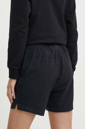 Mammut pantaloni scurți outdoor Massone Sport culoarea negru, neted, medium waist