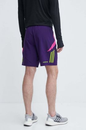 adidas Performance pantaloni scurți de antrenament Generation Predator Downtime culoarea violet, IT4824