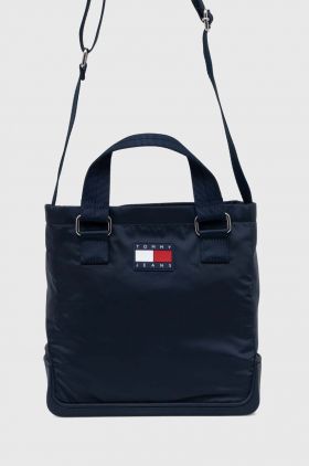 Tommy Jeans poșetă culoarea bleumarin, AW0AW15951