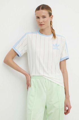 adidas Originals tricou femei, culoarea bej, IR7469