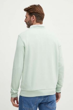 Karl Lagerfeld bluză bărbați, culoarea verde, cu imprimeu, 542900.705890