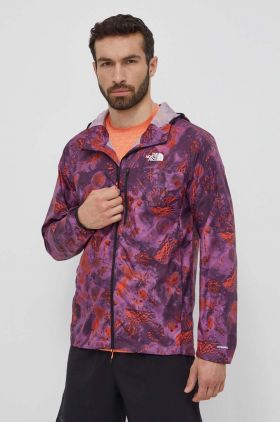 The North Face windbreaker Higher culoarea violet, de tranzitie, NF0A8727SI41