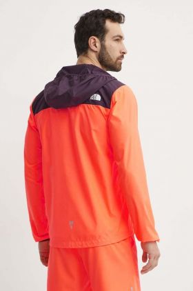 The North Face windbreaker Higher culoarea violet, de tranzitie, NF0A8727TOV1