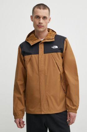 The North Face jacheta de exterior Antora culoarea maro, NF0A7QEYYW21