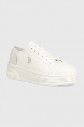 U.S. Polo Assn. sneakers ASUKA culoarea alb, ASUKA002W 4CS1