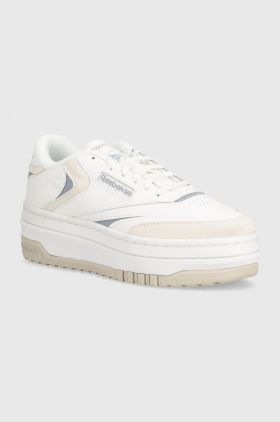 Reebok Classic sneakers din piele Club C culoarea alb, 100201959