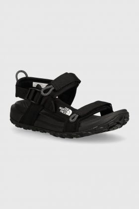 The North Face sandale EXPLORE CAMP femei, culoarea negru, cu platforma, NF0A8ADRKX71
