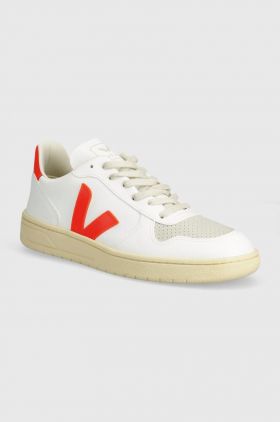 Veja sneakers V-10 culoarea alb, VX0703152