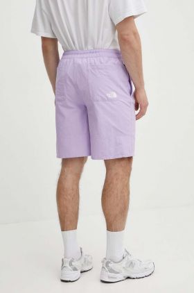 The North Face pantaloni scurti barbati, culoarea violet, NF0A879NQZI1