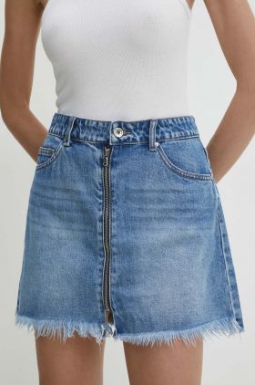 Answear Lab fusta jeans mini, creion