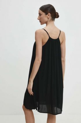 Answear Lab rochie culoarea negru, mini, evazati