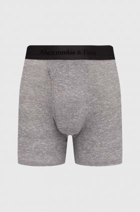 Abercrombie & Fitch boxeri 3-pack barbati, culoarea gri