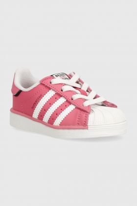 adidas Originals sneakers pentru copii SUPERSTAR culoarea roz