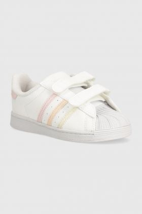 adidas Originals sneakers pentru copii SUPERSTAR culoarea alb