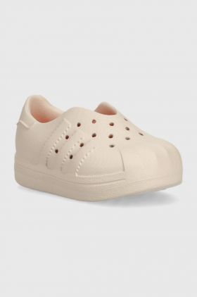 adidas Originals sneakers pentru copii culoarea bej