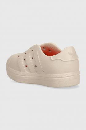 adidas Originals sneakers pentru copii culoarea bej