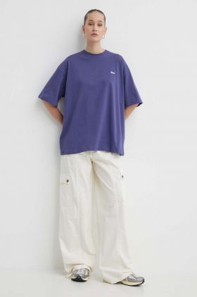 Kaotiko tricou din bumbac culoarea violet, neted