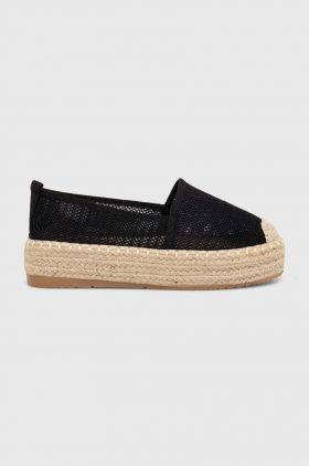 Answear Lab espadrile culoarea negru, cu platforma