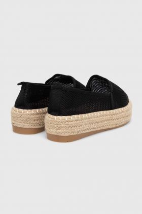 Answear Lab espadrile culoarea negru, cu platforma