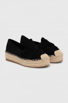 Answear Lab espadrile culoarea negru, cu platforma