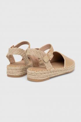 Answear Lab espadrile culoarea auriu, cu platforma