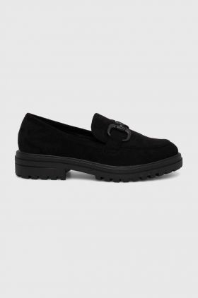 Answear Lab mocasini femei, culoarea negru, cu platforma