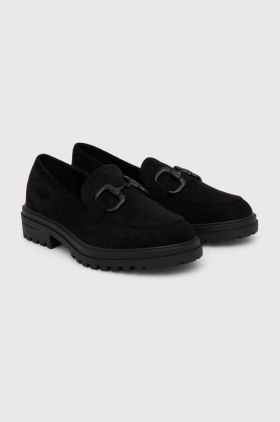 Answear Lab mocasini femei, culoarea negru, cu platforma