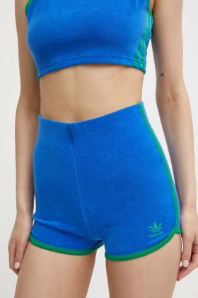 adidas Originals pantaloni scurți Short Shrts femei, neted, high waist, JG8059