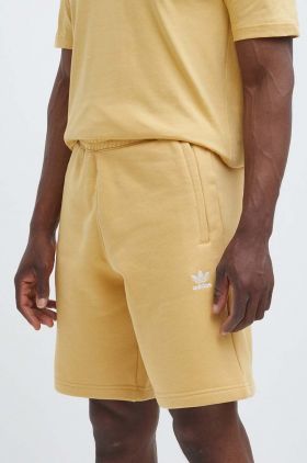 adidas Originals pantaloni scurți barbati, culoarea galben, IR7815