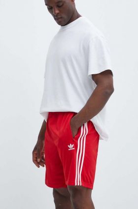 adidas Originals pantaloni scurți barbati, culoarea rosu, IM9421