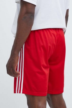 adidas Originals pantaloni scurți barbati, culoarea rosu, IM9421