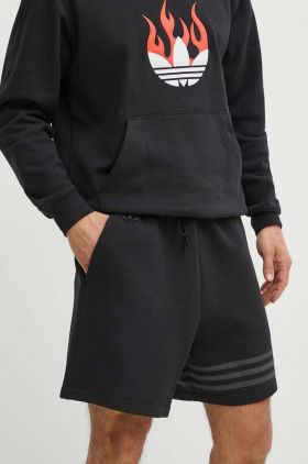 adidas Originals pantaloni scurți barbati, culoarea negru, IR9430