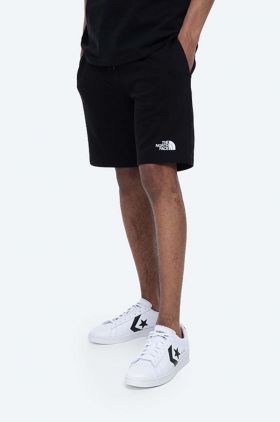 The North Face pantaloni scurti din bumbac culoarea negru, NF0A3S4EJK3