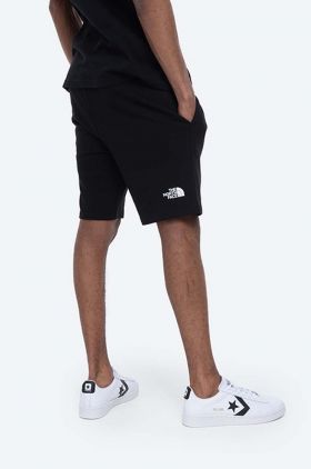 The North Face pantaloni scurti din bumbac culoarea negru, NF0A3S4EJK3