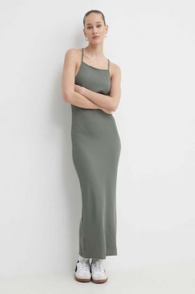 Roxy rochie culoarea verde, maxi, mulata, ERJKD03468