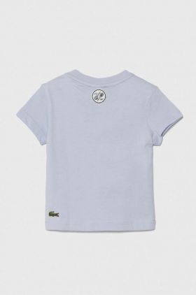 Lacoste tricou de bumbac pentru copii cu imprimeu