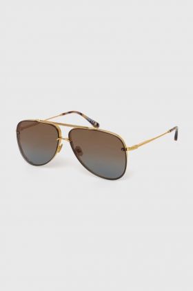 Tom Ford ochelari de soare barbati, culoarea auriu, FT1071_6230F