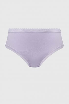 Tommy Jeans chiloți 3-pack culoarea violet, UW0UW05018