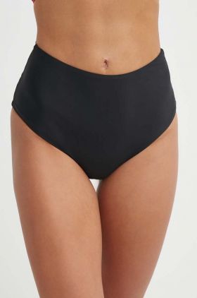 Picture chiloti de baie High Waist Bottoms culoarea negru, SWI010